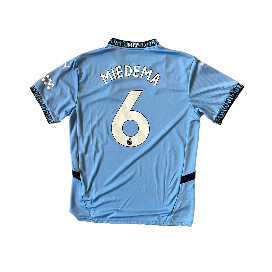 Size XXL Manchester City No 6 Miedema Football Shirt (Grade A)