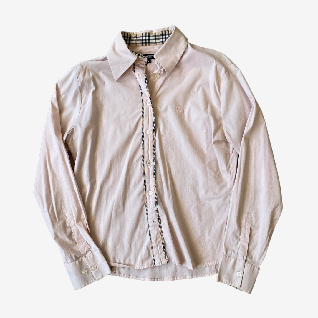 Size Medium Burberry Pink Shirt