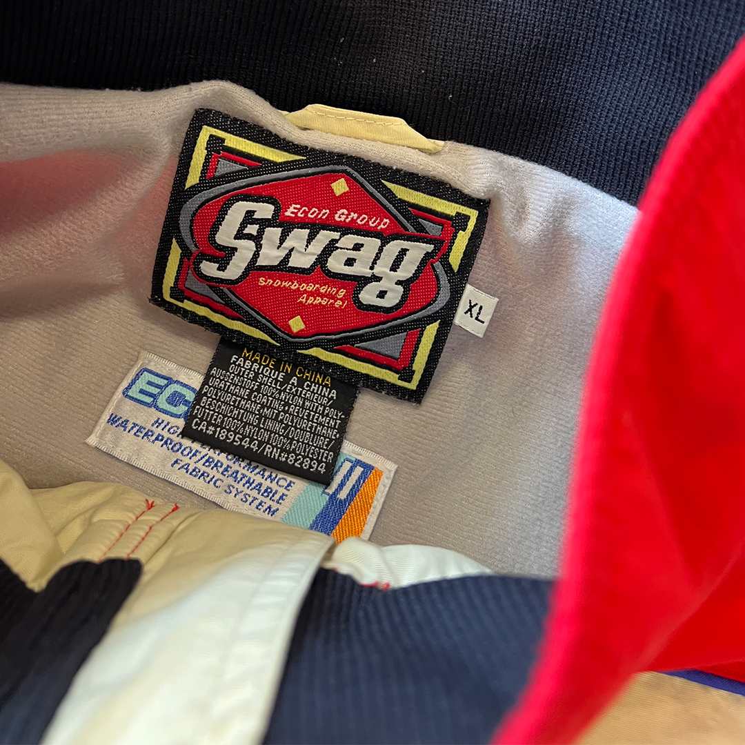 Size XL SWAG Cream Snow Boarding Coat