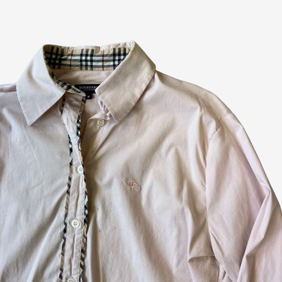 Size Medium Burberry Pink Shirt