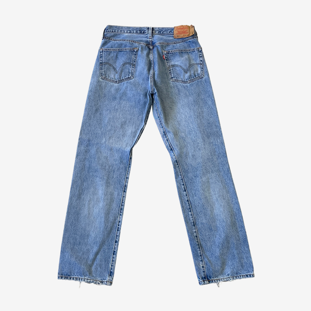 36W 34L Levi's 501 Blue Denim Jeans