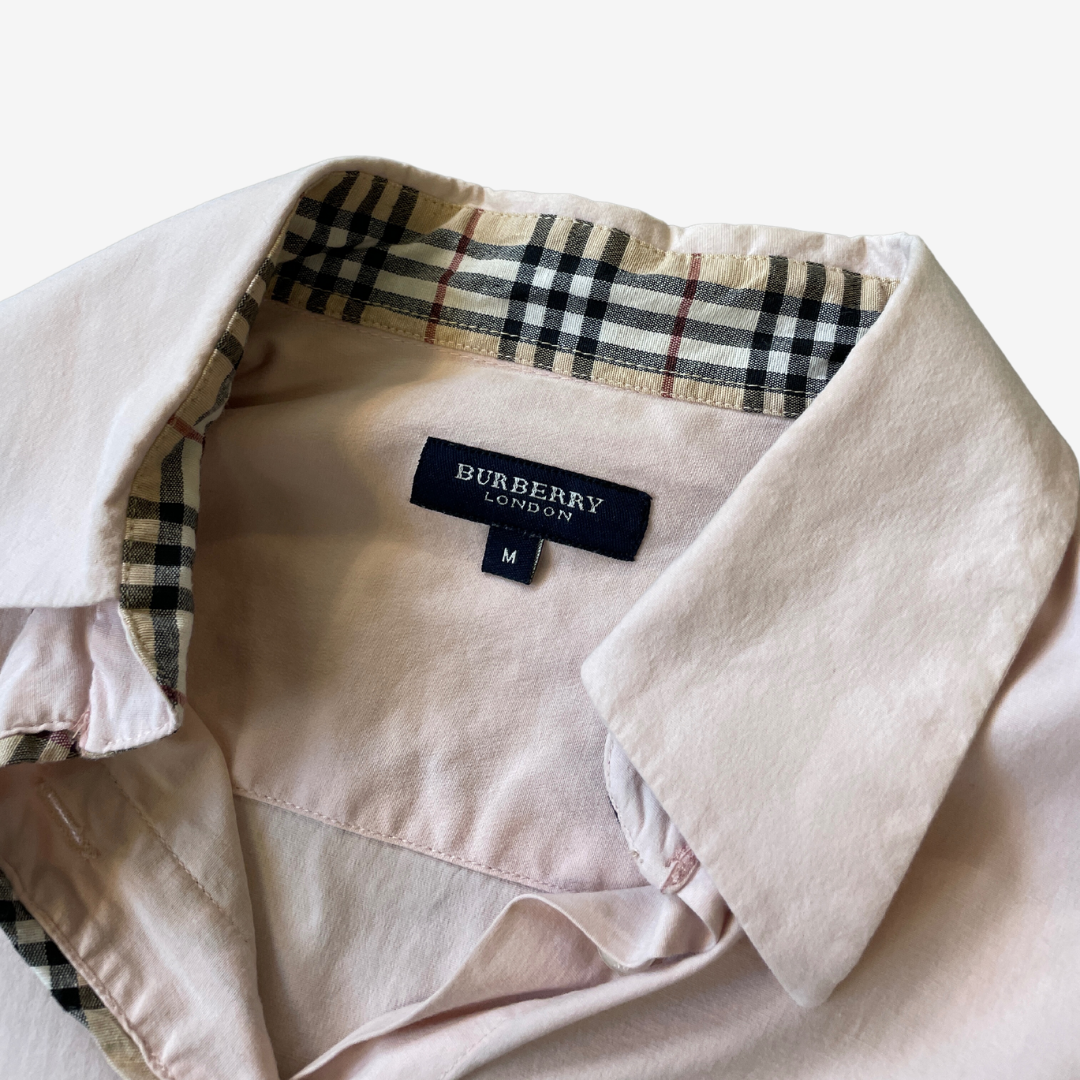 Size Medium Burberry Pink Shirt