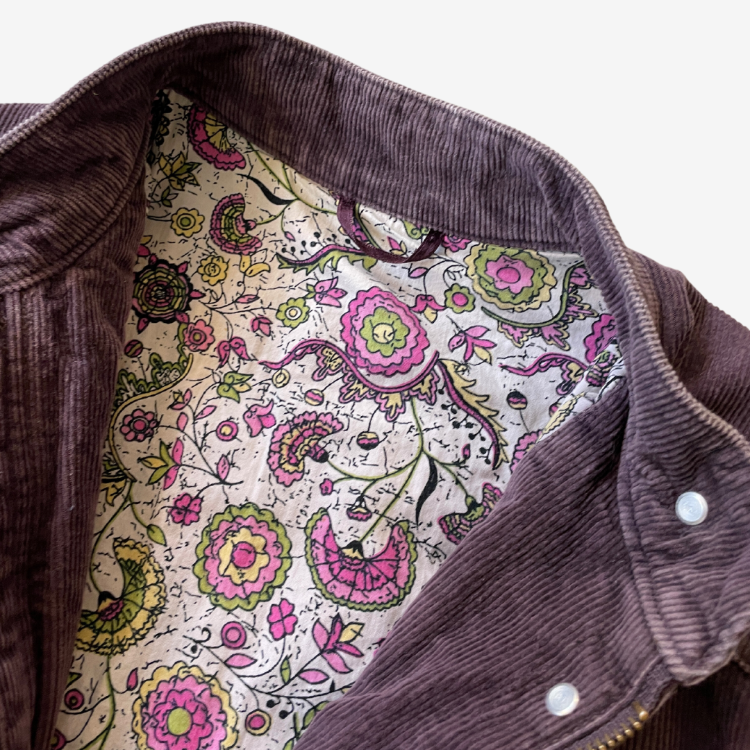 Size Medium Next Purple Corduroy Jacket