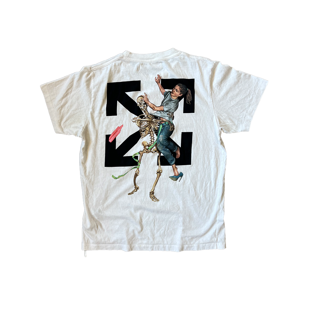 Size Large Off White Graphic T-Shirt