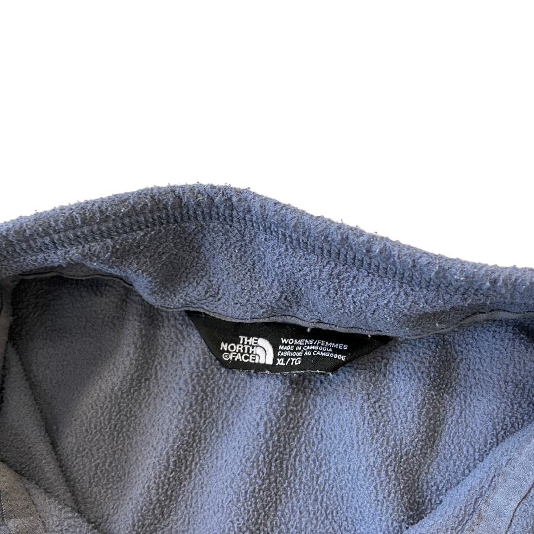 Size XL The North Face 1/4 Zip Blue Fleece
