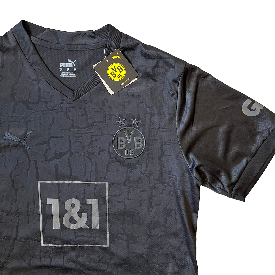 BNWT Size Large Puma Borussia Dortmund No 22 Bellingham Football Black Shirt
