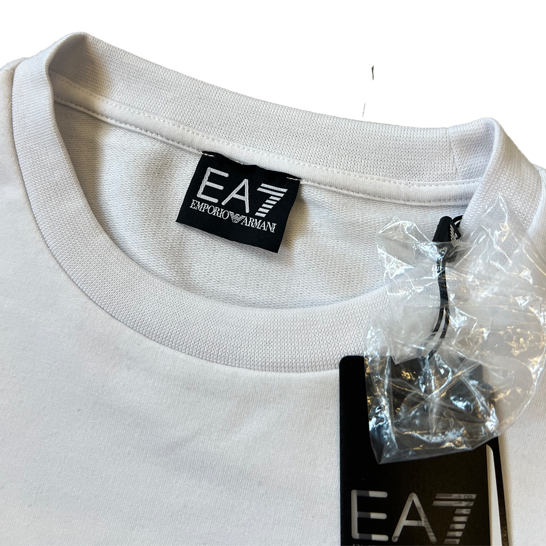 BNWT Size Small EA7 Armani White Long Sleeve Top