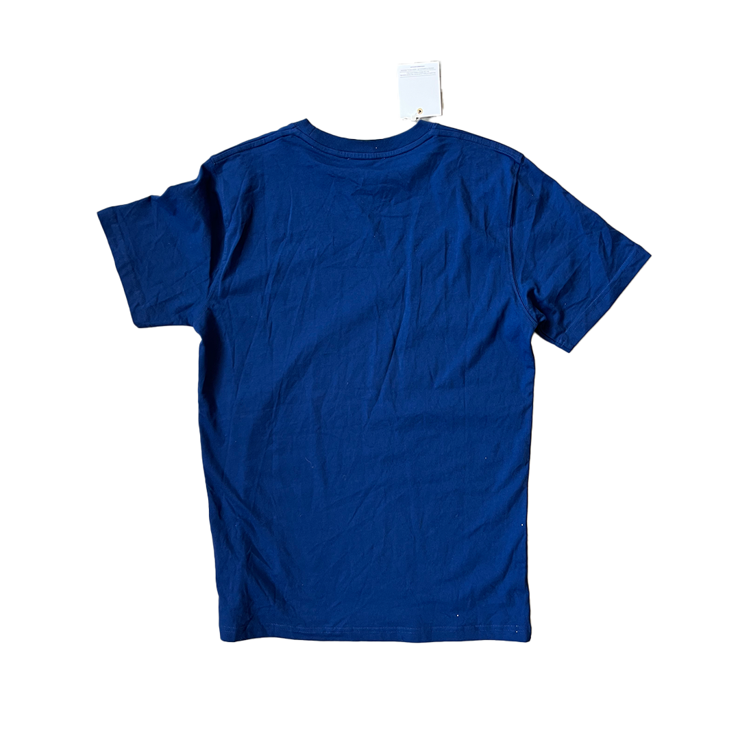 BNWT Size Small Norse Projects Hem Logo Plain Blue T-Shirt