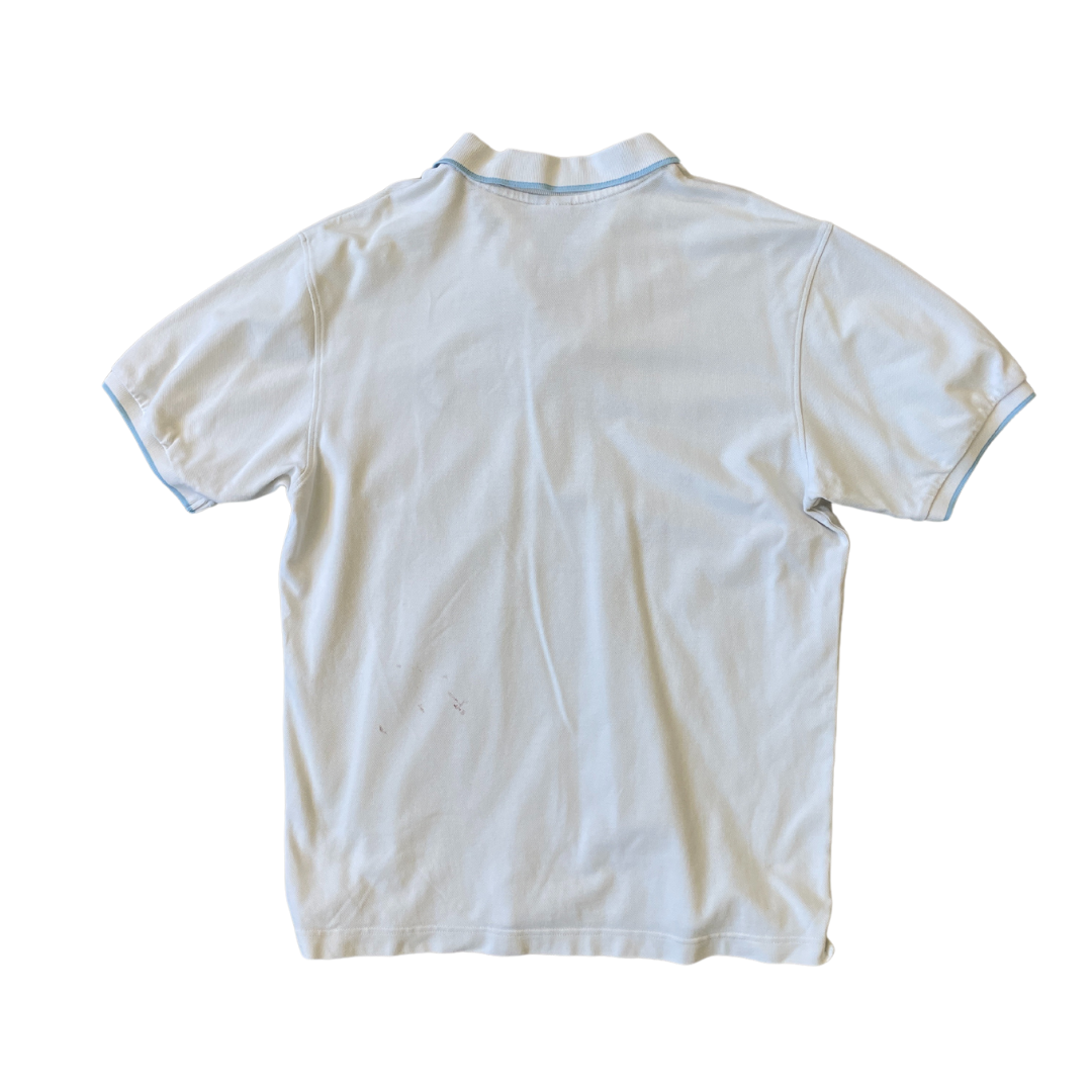 Size Medium 2000 Nike White Polo Top