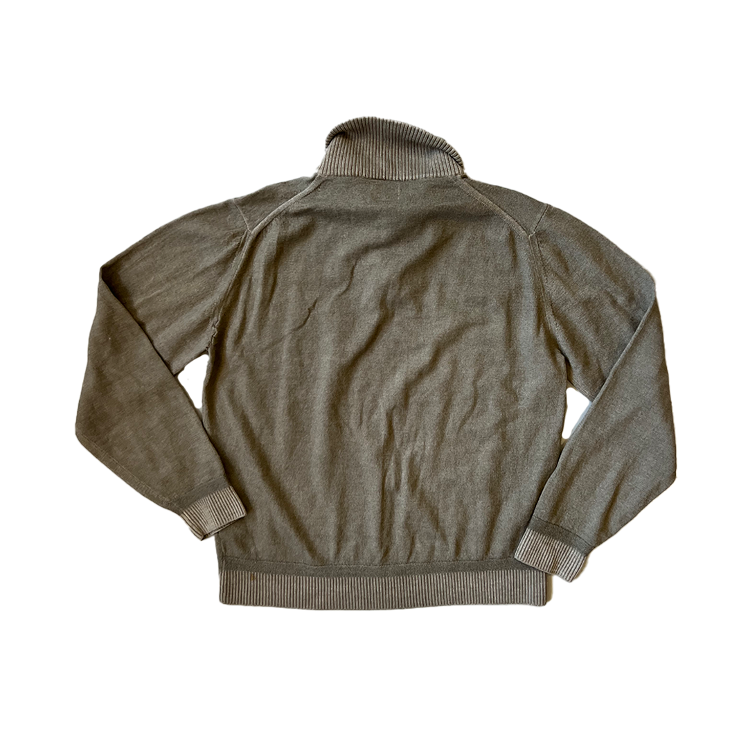 Size Medium CP Conpany Olive Green 1/4 Button Jumper