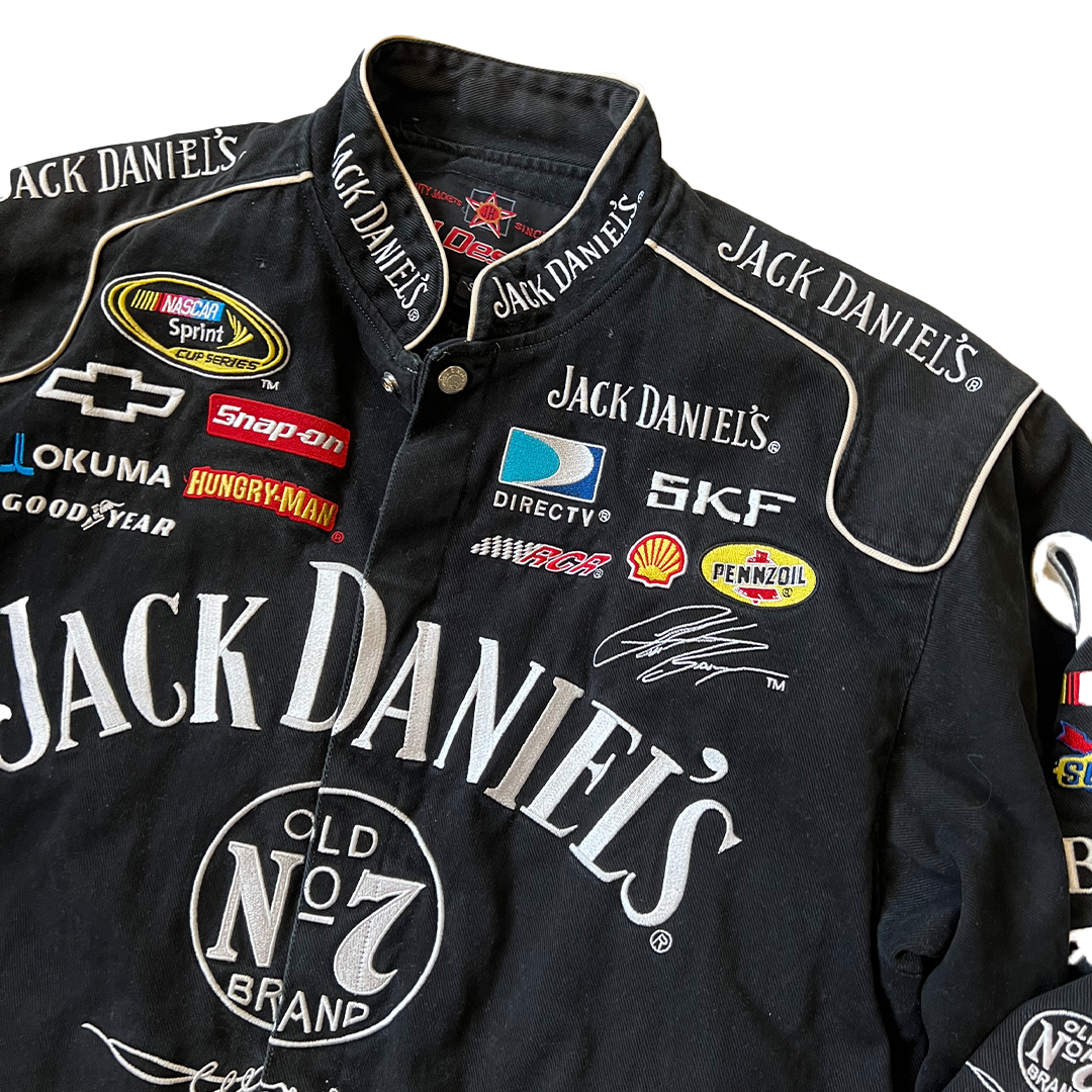 Size Small Jack Daniels Black Denim Jacket