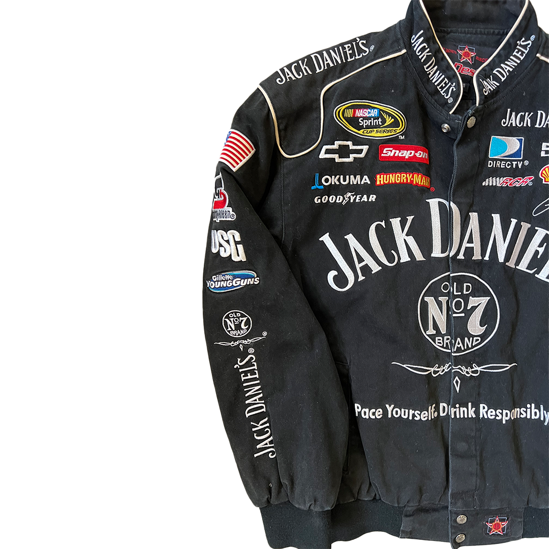 Size Small Jack Daniels Black Denim Jacket