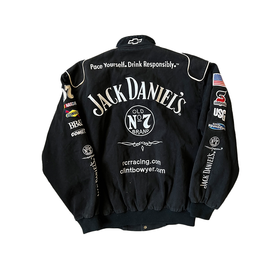 Size Small Jack Daniels Black Denim Jacket