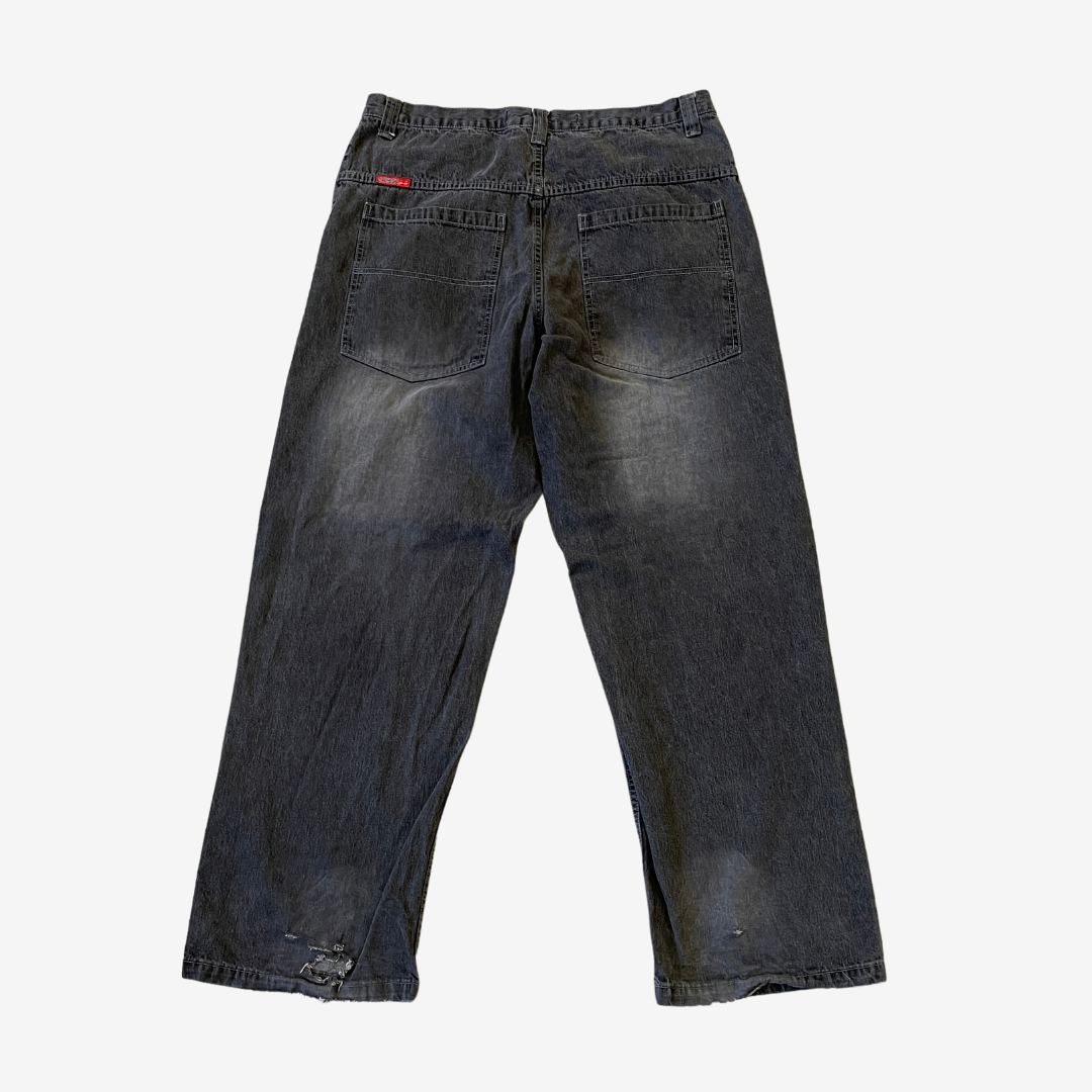38W 34L Carbon Black Denim Jeans
