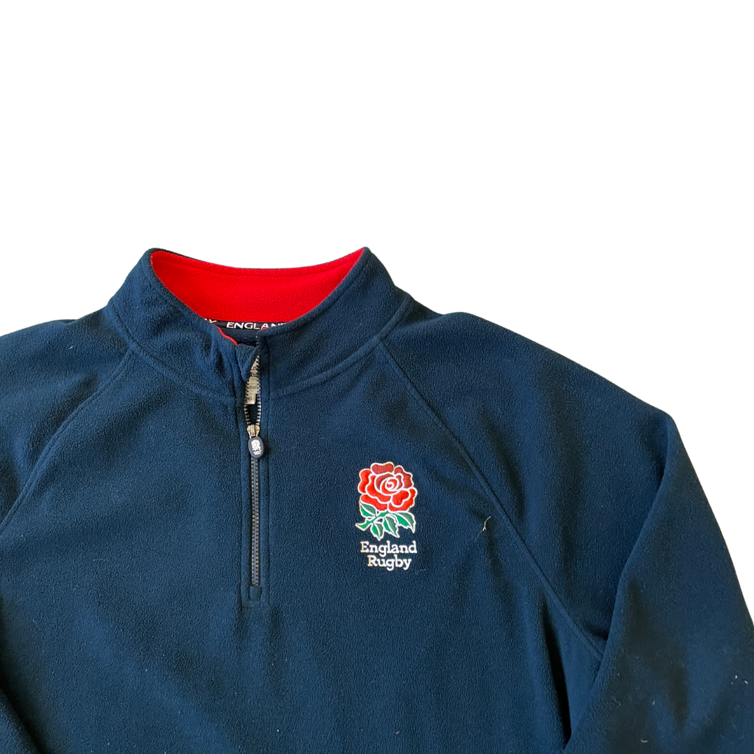 Size XXL England Rugby 1/4 Zip Fleece