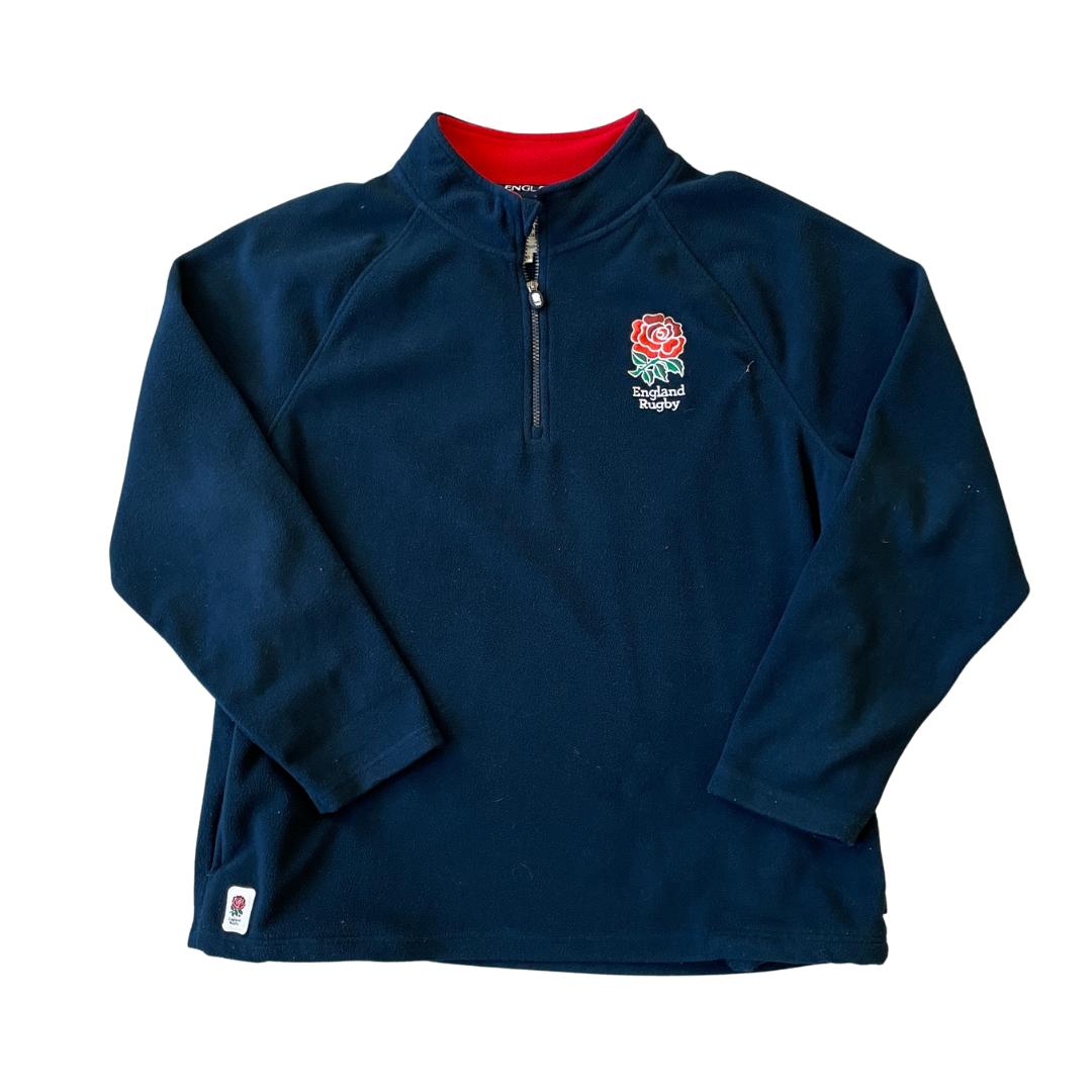 Size XXL England Rugby 1/4 Zip Fleece