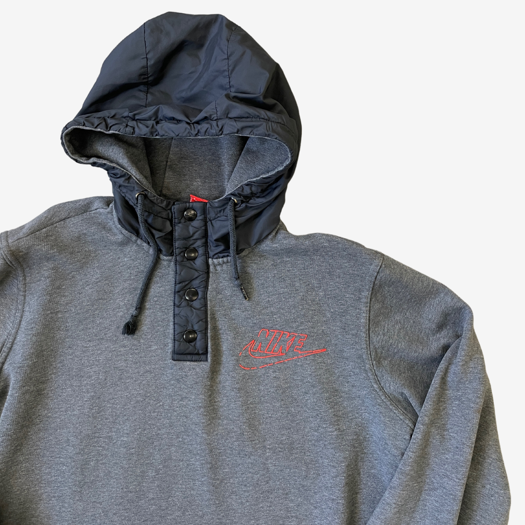 Size Large Nike 1/4 Button Hoodie