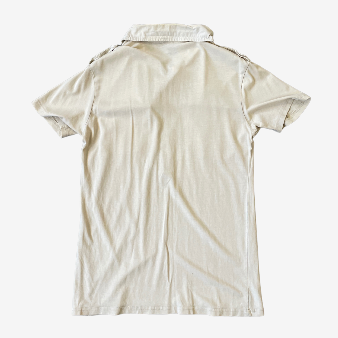 Size Small Diesel Beige Polo Top