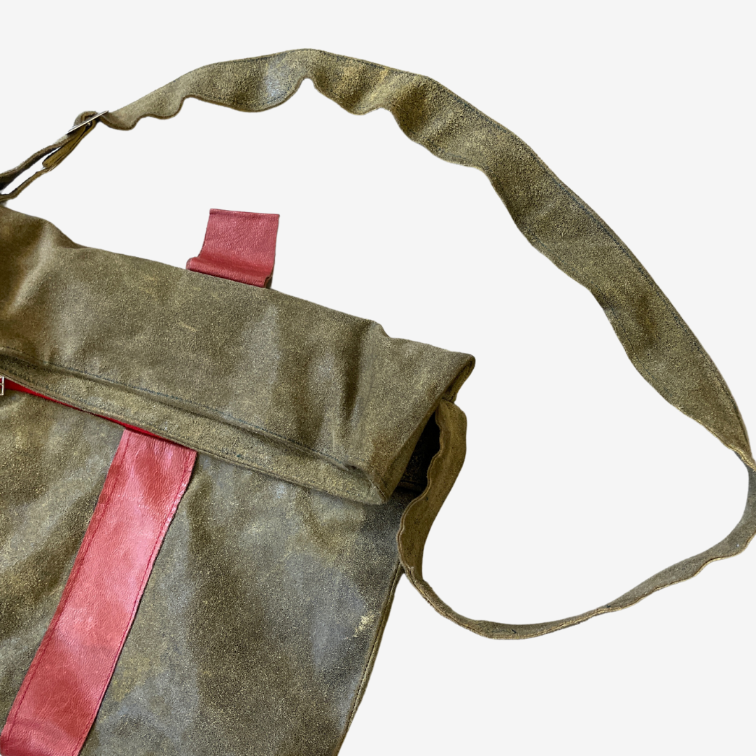 Y2K Dark Green Horse Side Bag