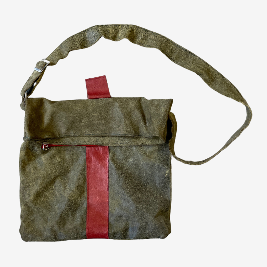 Y2K Dark Green Horse Side Bag
