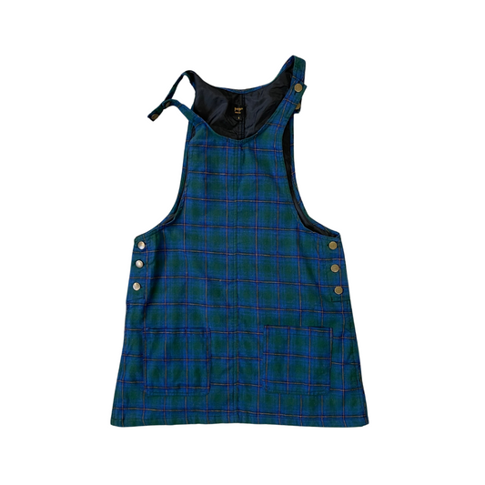Women's Small 18W 29L Blue Pinaforce Dress
