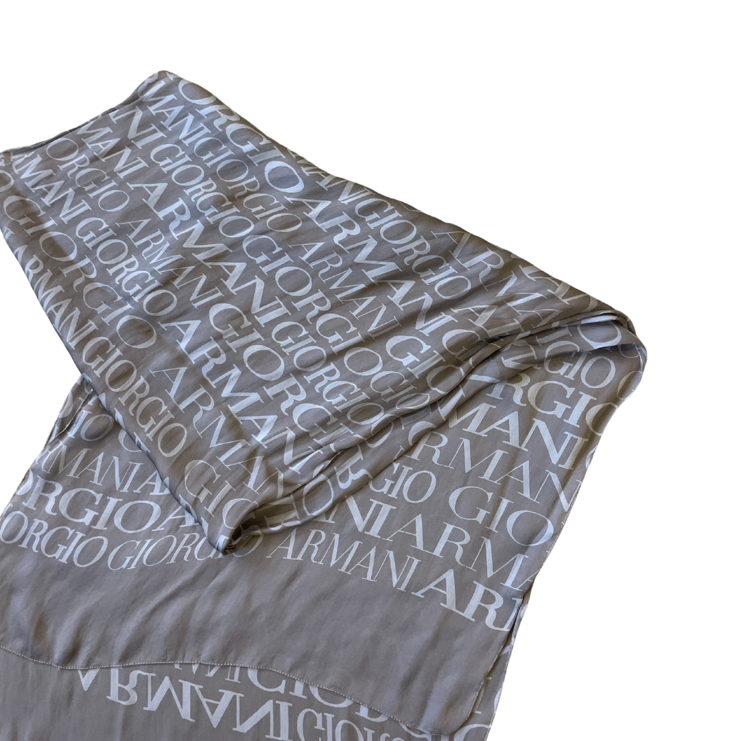 Women's Armani Grey Scarf