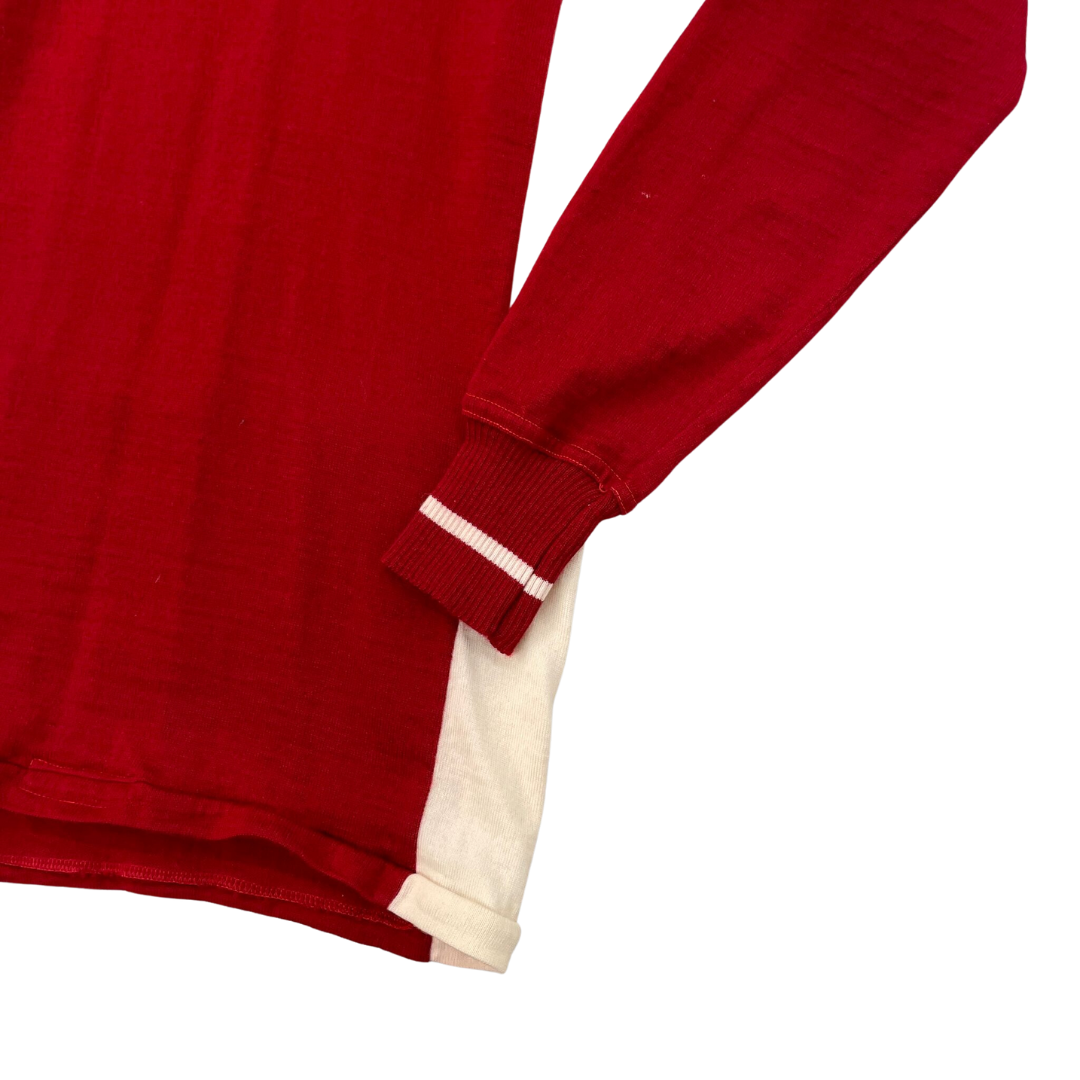 Size XS Toscana 1/4 Zip Red Jumper