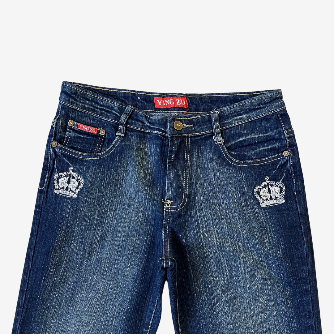 32W 31L Ying Zu Blue Y2K Denim Jeans