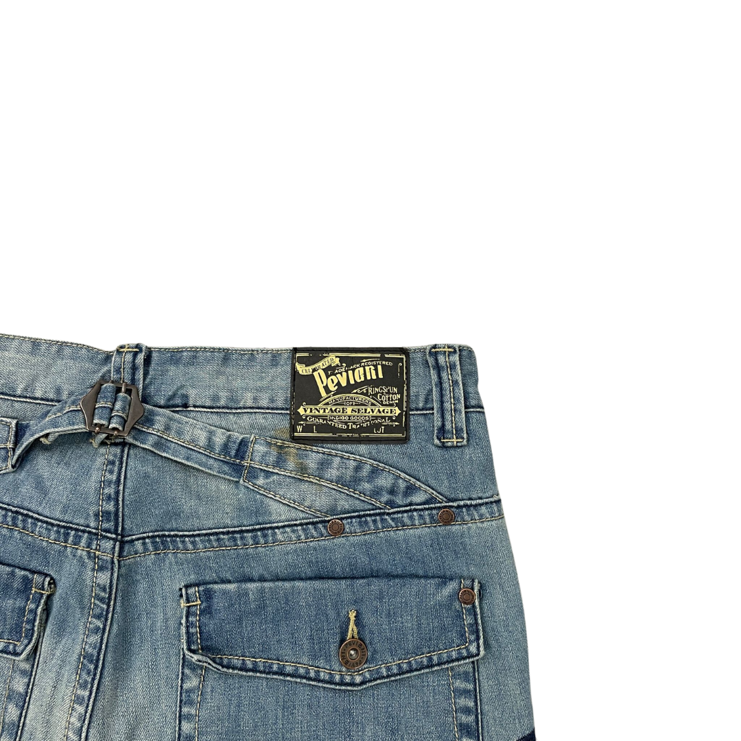 34W 33L Pevani Blue Denim Jeans