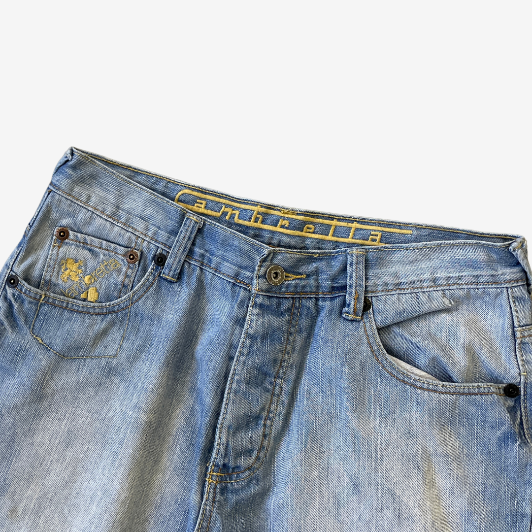 32W 30L Lambretta Blue Denim Jeans