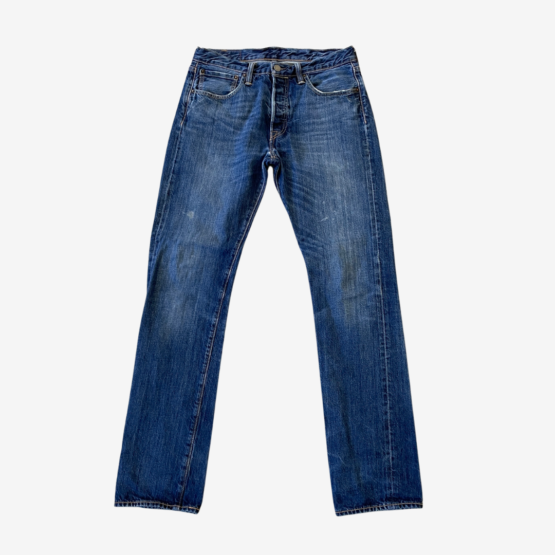 31W 34L Levi's 501 Blue Denim Jeans