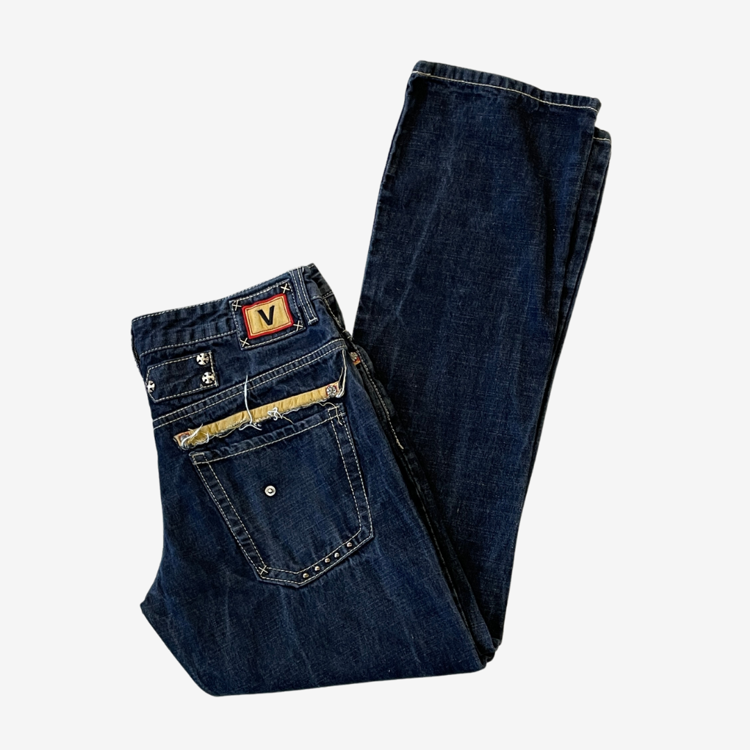 34W 35L Verdo Blue Y2K Denim Jeans