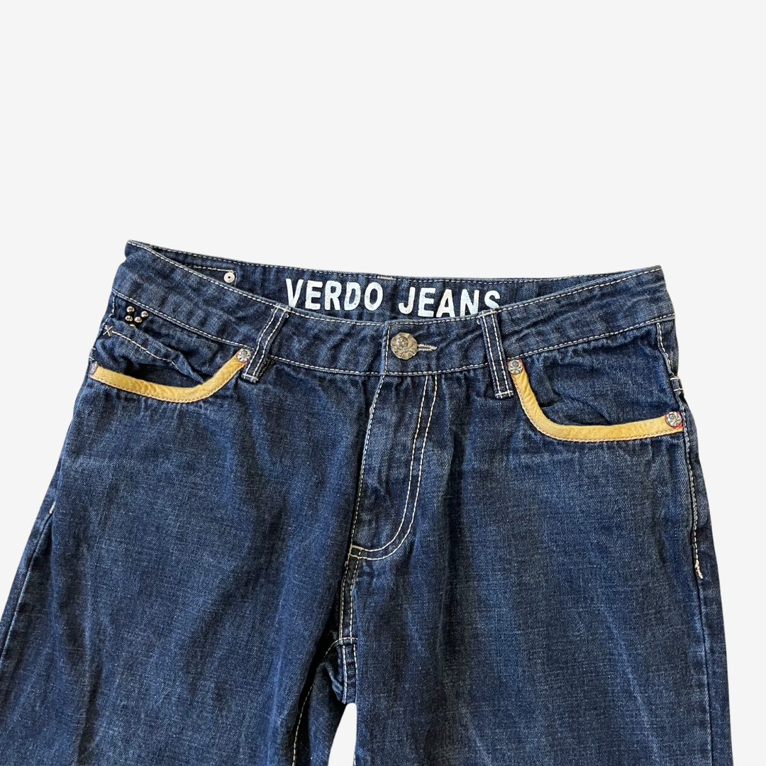 34W 35L Verdo Blue Y2K Denim Jeans