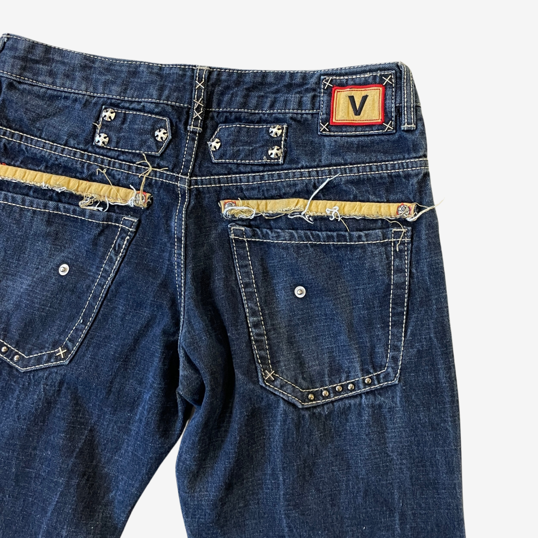 34W 35L Verdo Blue Y2K Denim Jeans