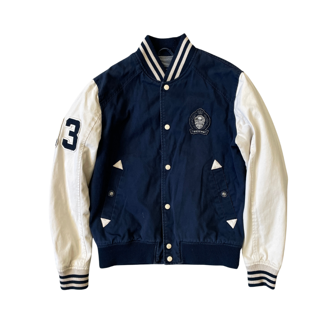 River island navy jacket sales