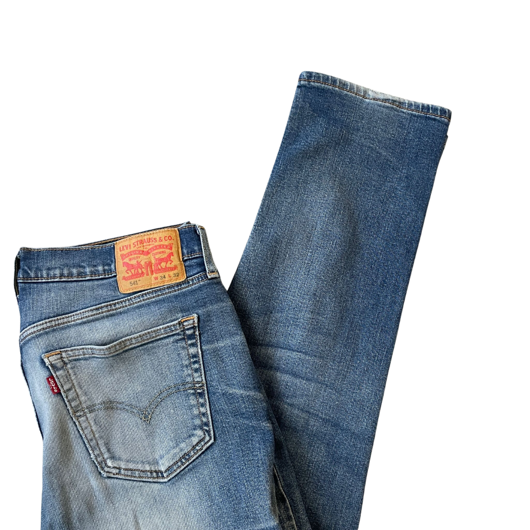34W 32L Levi's 541 Blue Denim Jeans