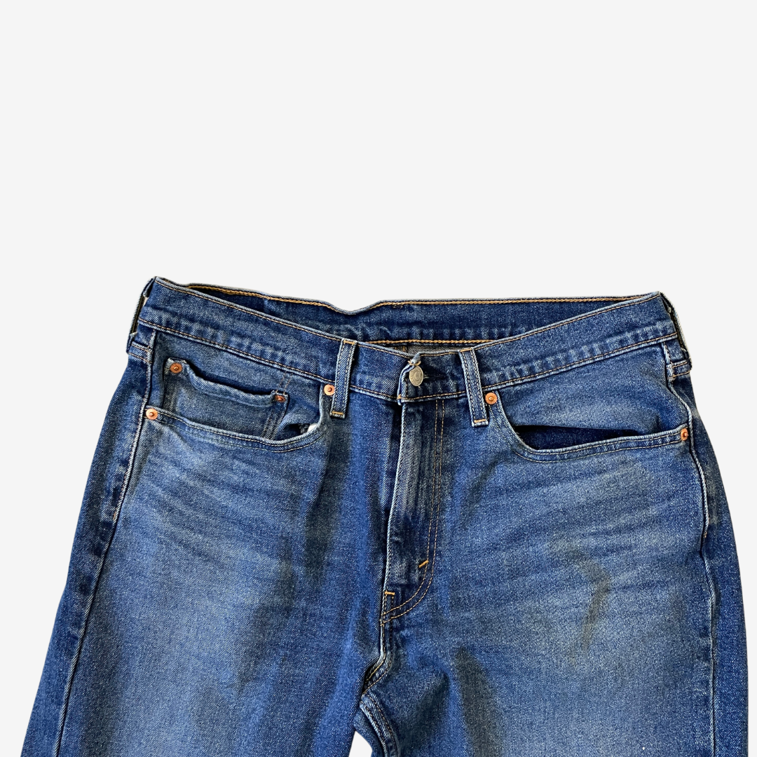 34W 32L Levi's 514 Blue Denim Jeans