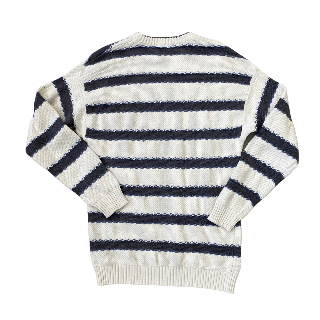 Size Medium Ocean Tabaho Striped Jumper