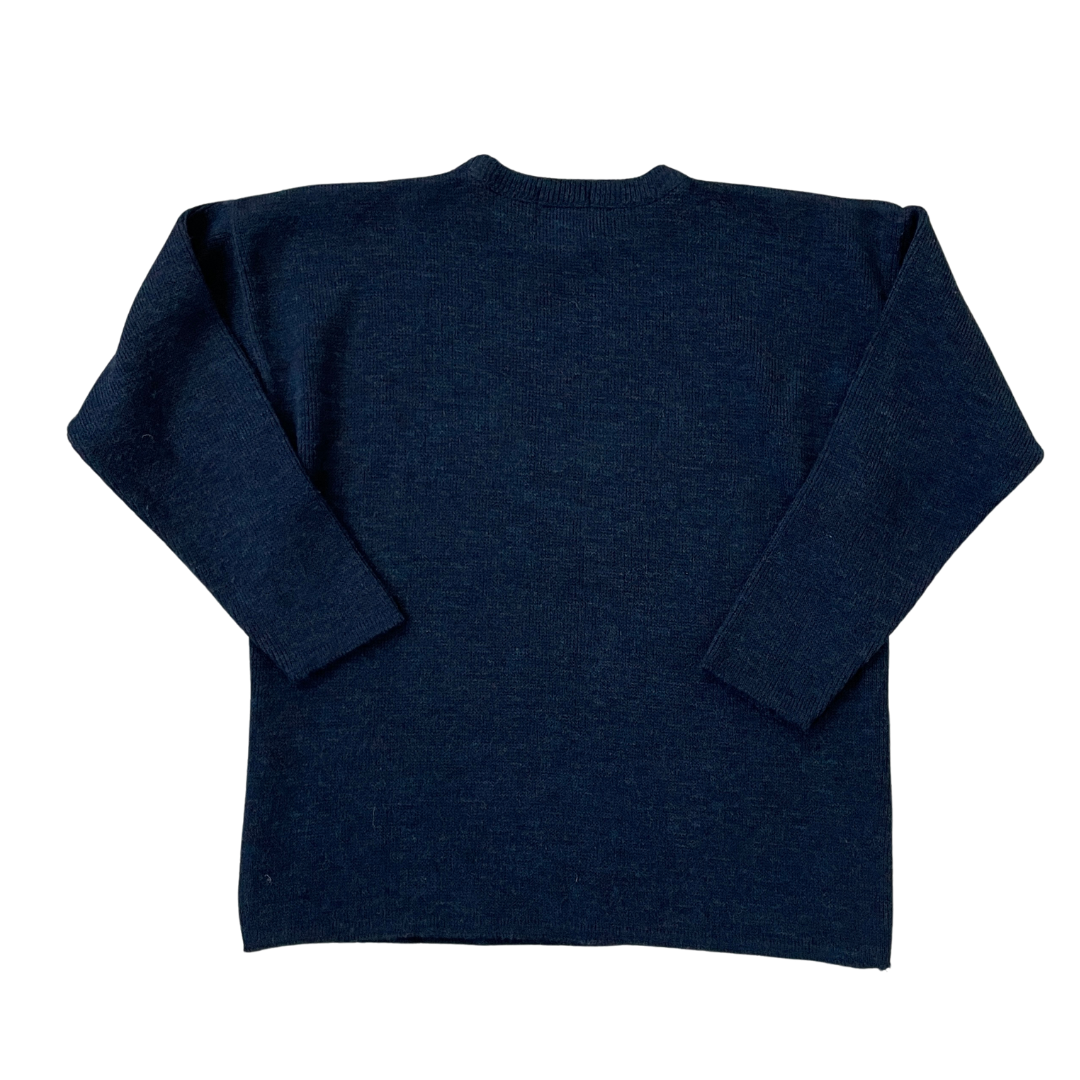 Size XL Giorgio Navy Knit Jumper