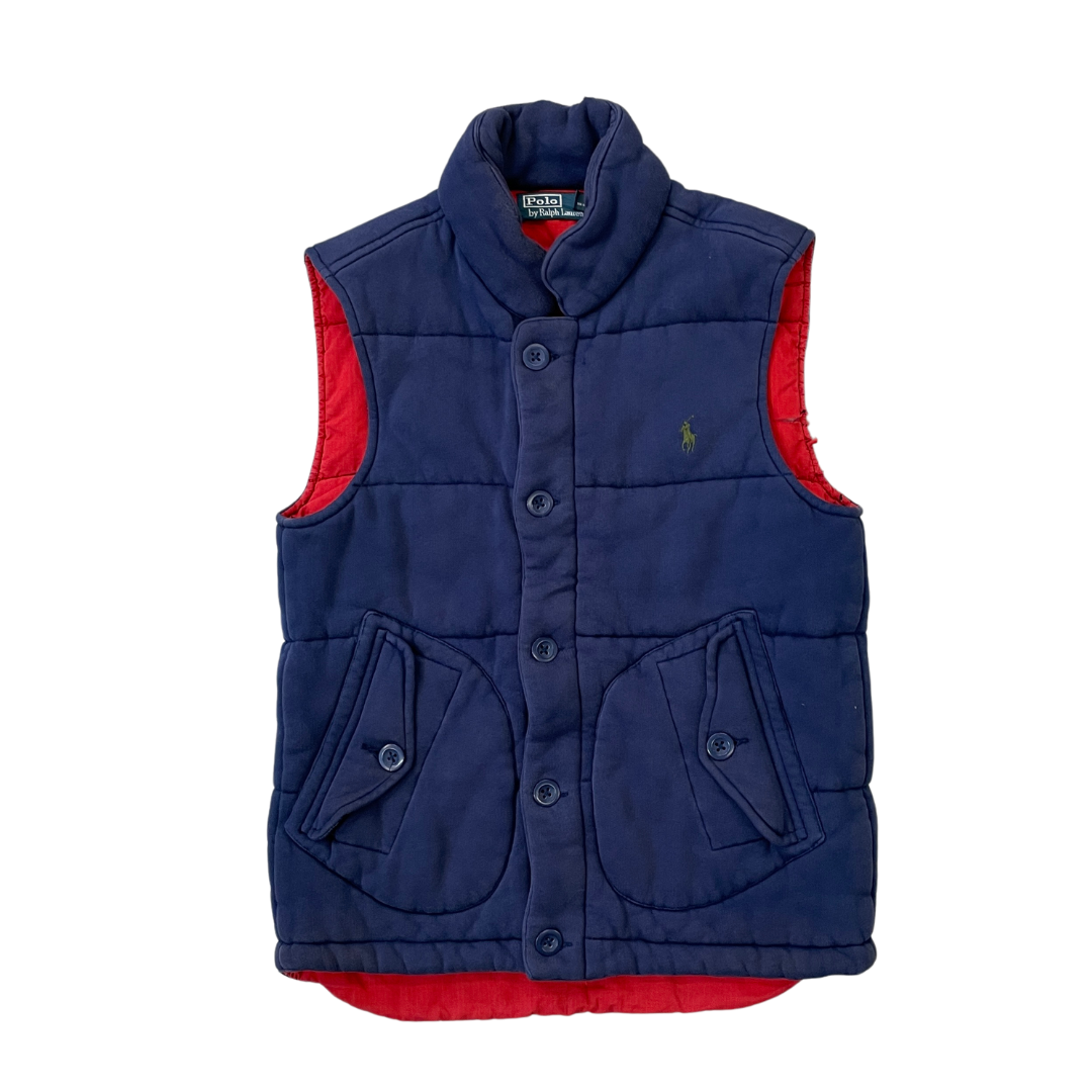 Ralph lauren blue on sale gilet