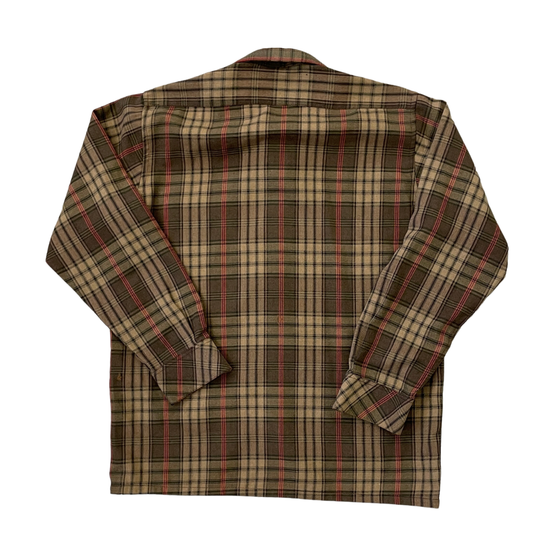 Size Small Nengdeli Brown Check Shirt