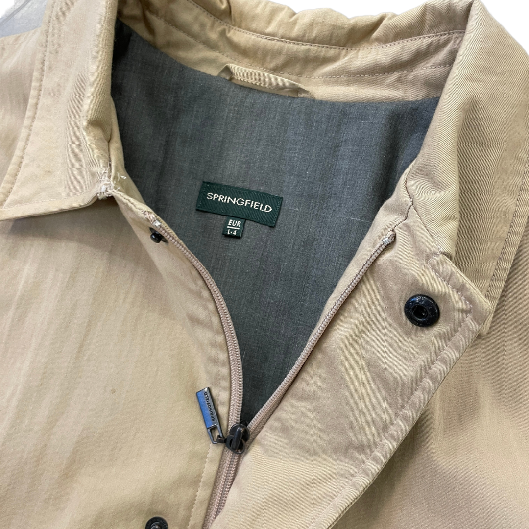Size Large Vintage Springfield Beige Long Coat