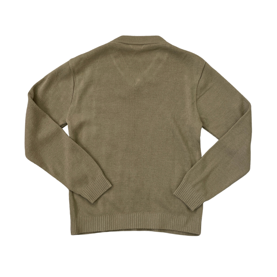 Size Small V-Neck Brown Jumper