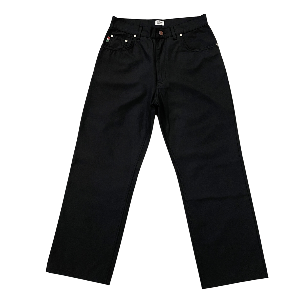 32W 29L Moschino Black Trousers