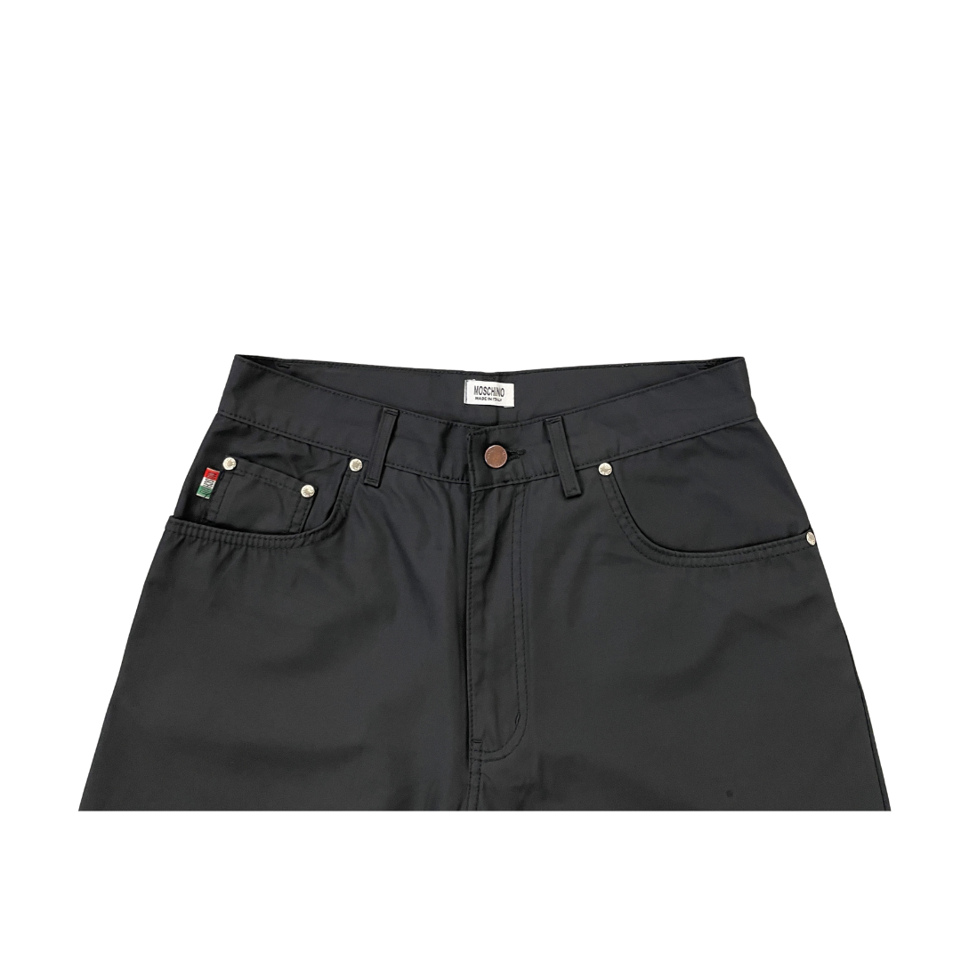 32W 29L Moschino Black Trousers