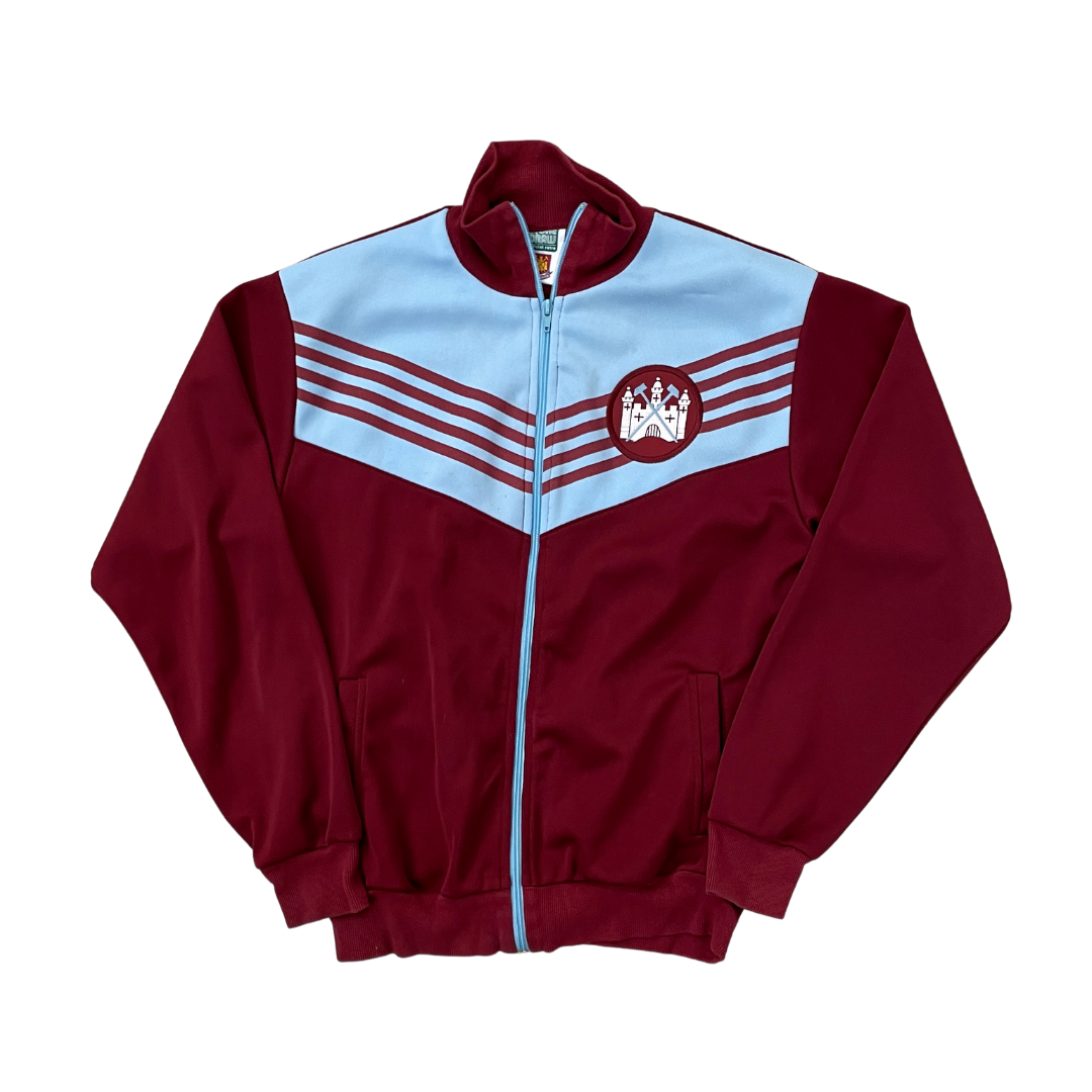 Size Large West Ham Burgundy Track Jacket gullygarms