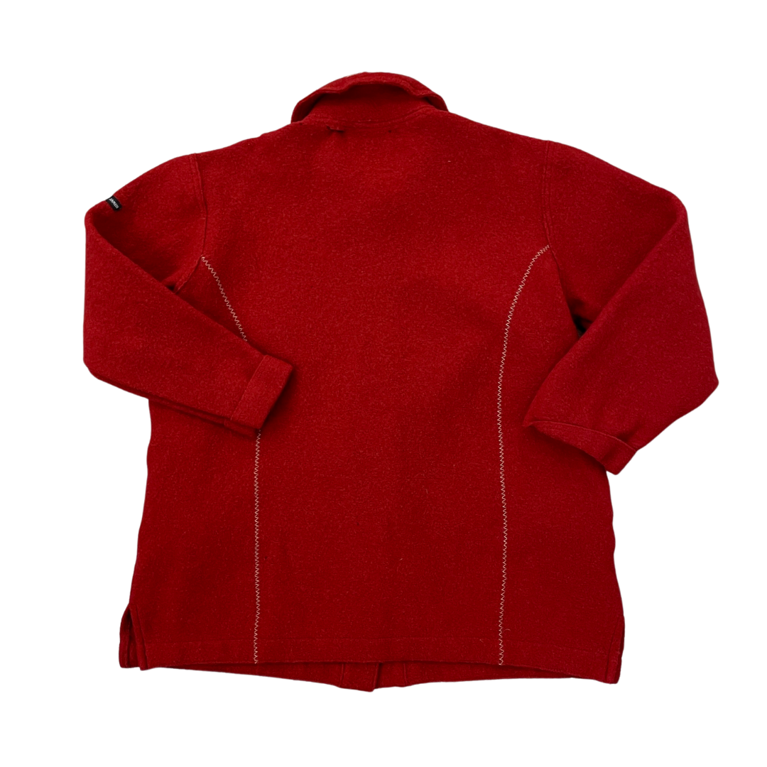 Size Large Button Up Red Cardigan