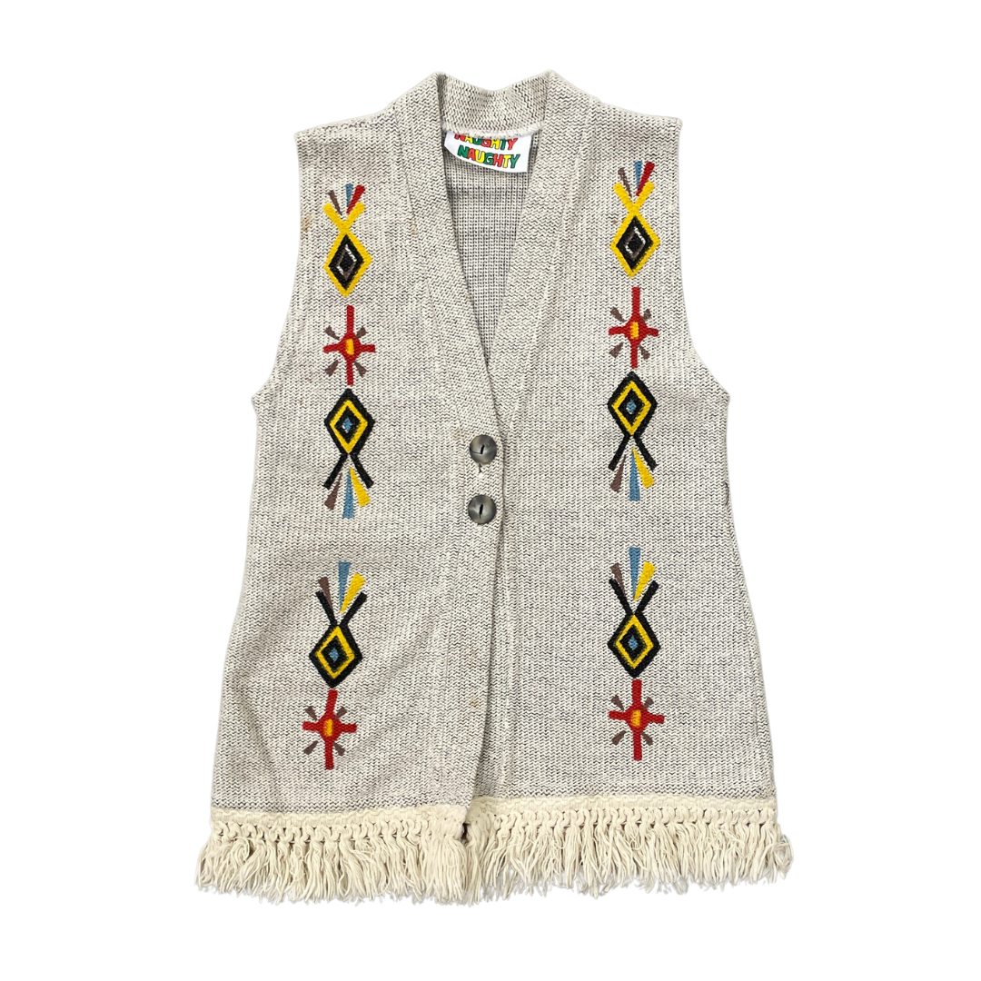 Size XS Beige Waist Coat