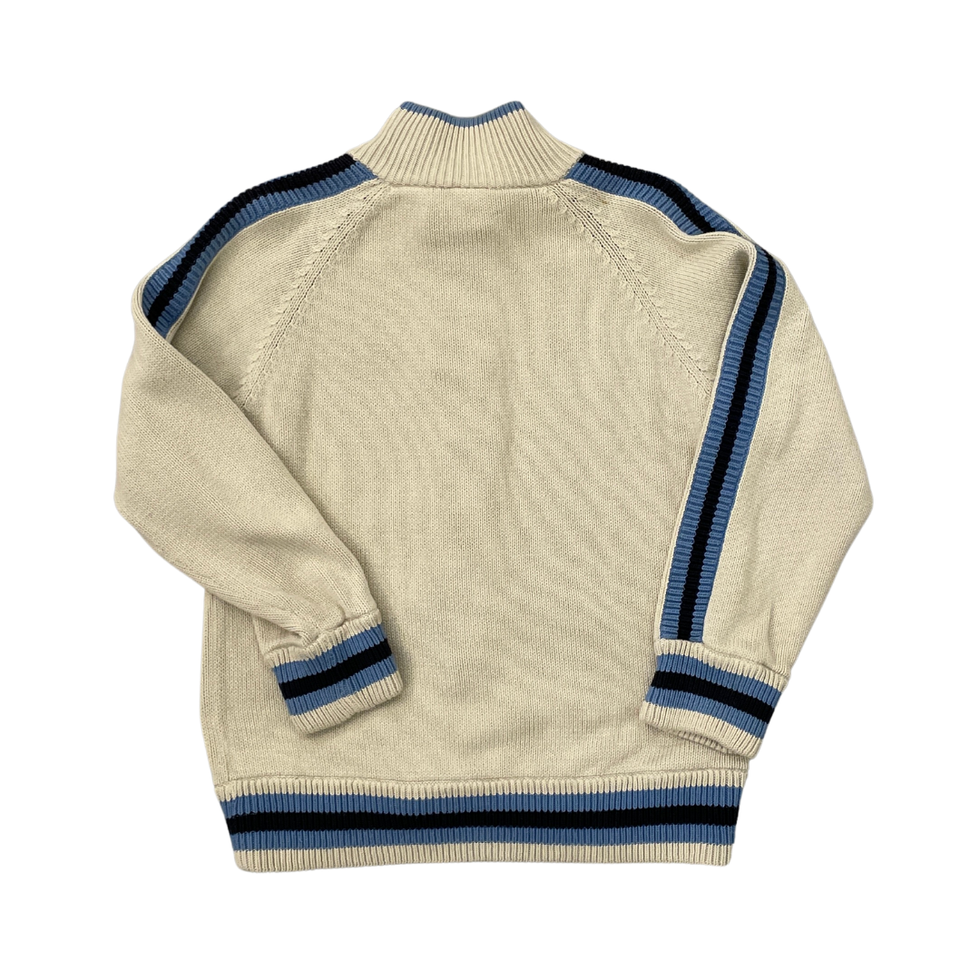 9-10 Years Next Cream Zip-Up Jumper