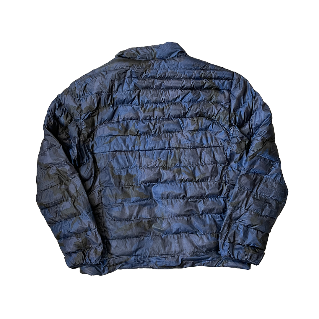 Size XL Ralph Lauren Blue Camo Puffer Jacket